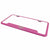 Jeep Grille Cut Out License Plate Frame (Pink) - Custom Werks