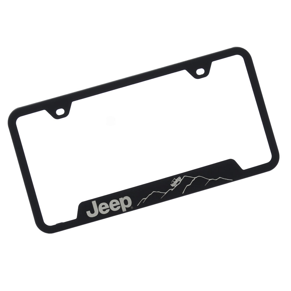 Jeep,Mountain,License Plate Frame