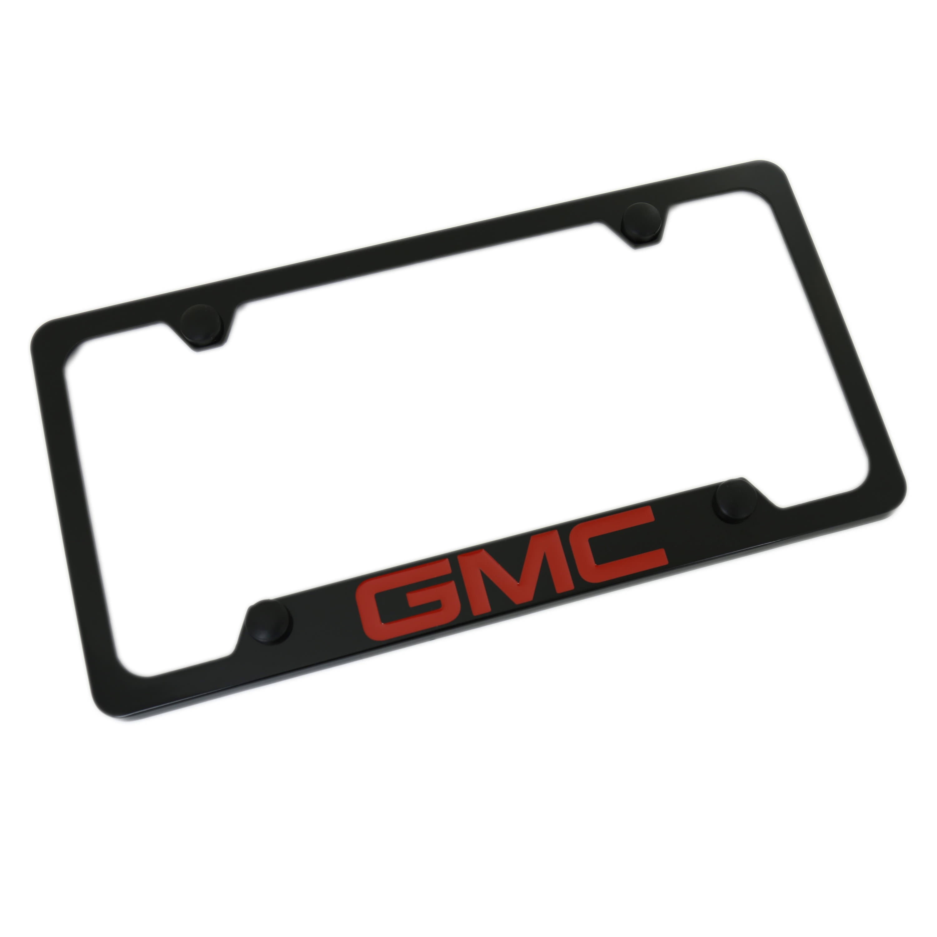 GMC Logo License Plate Frame (Black) - Custom Werks