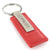 Honda Pilot Rectangular Leather Key Chain (Red) - Custom Werks