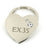 Infiniti EX35 Heart Shape Keychain (Chrome) - Custom Werks