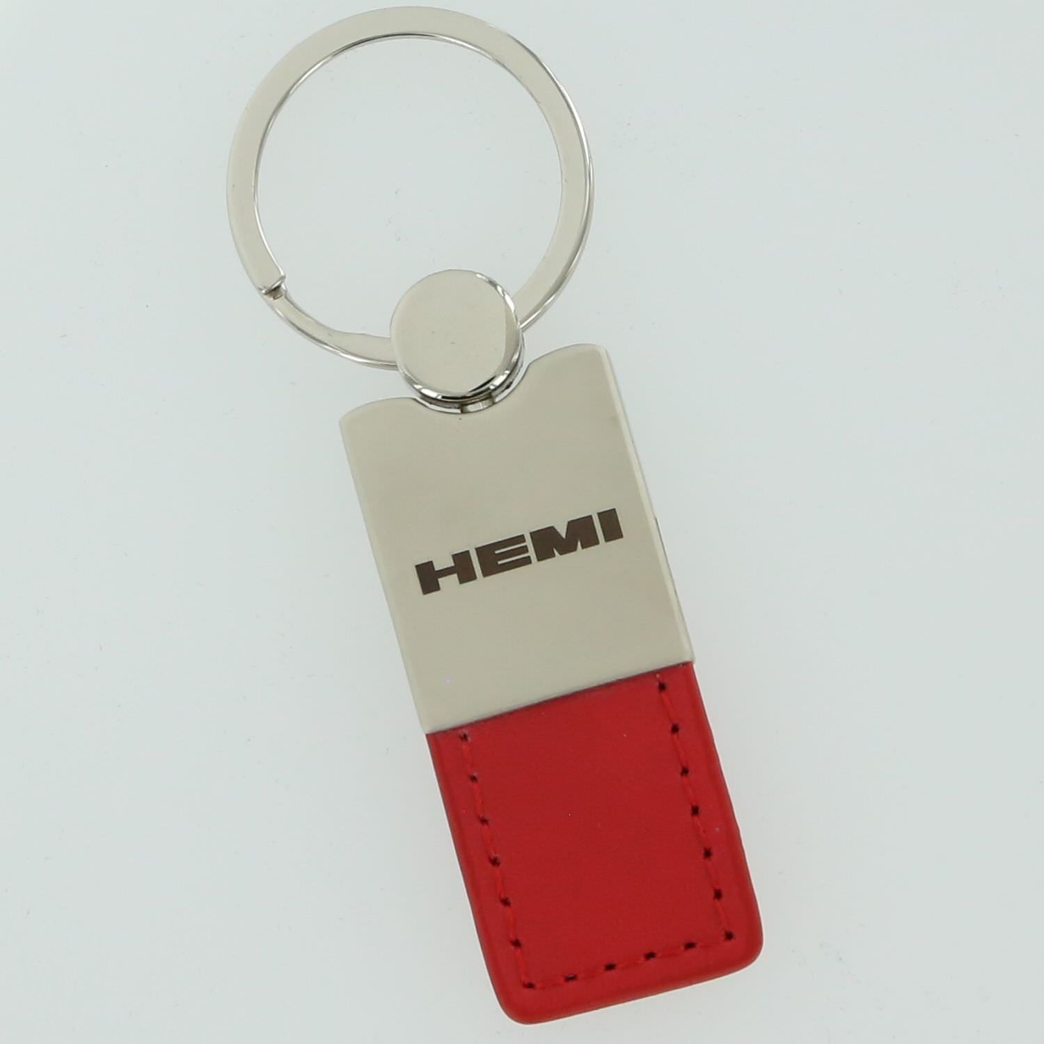 Hemi Leather Key Ring (Red) - Custom Werks