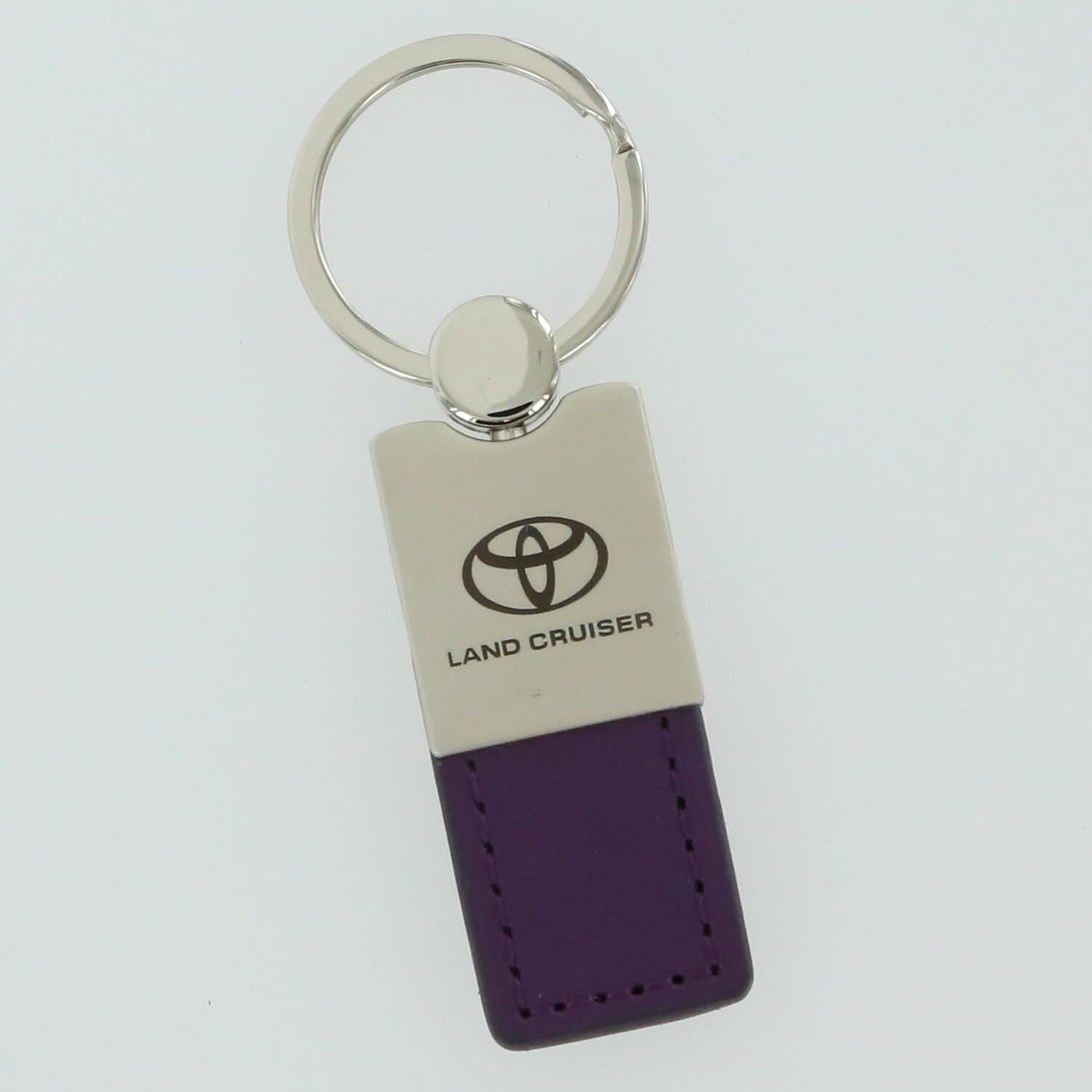 Toyota Land Cruiser Leather Key Ring (Purple) - Custom Werks
