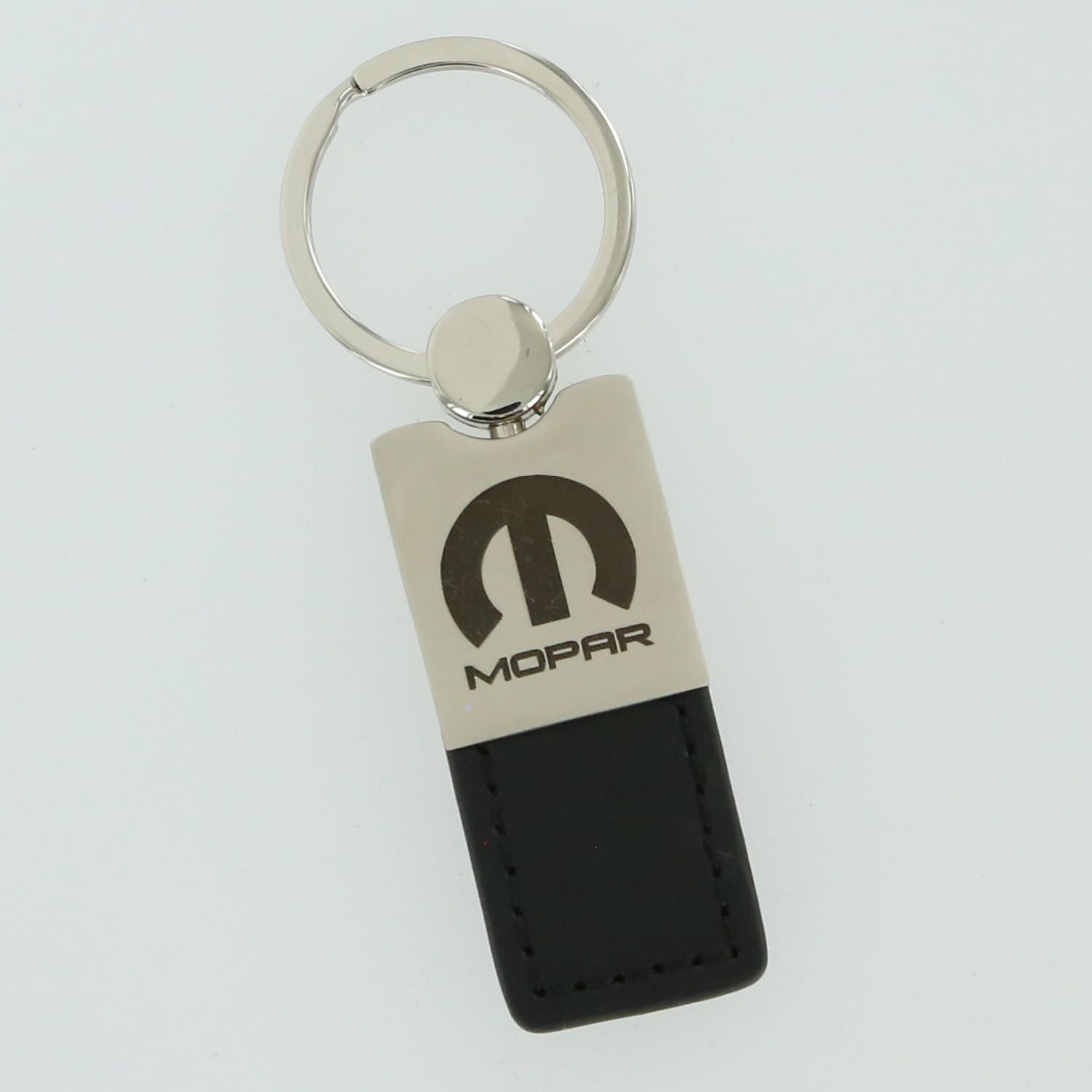 Mopar Leather Key Ring (Black) - Custom Werks