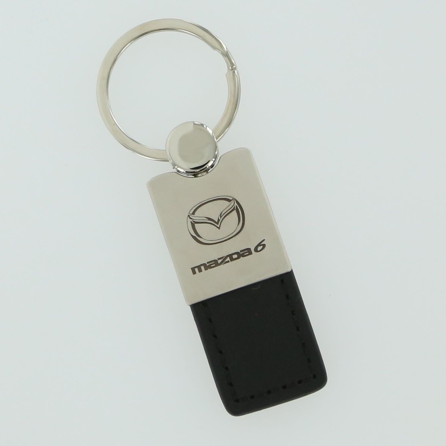 Mazda 6 Leather Key Ring (Black) - Custom Werks