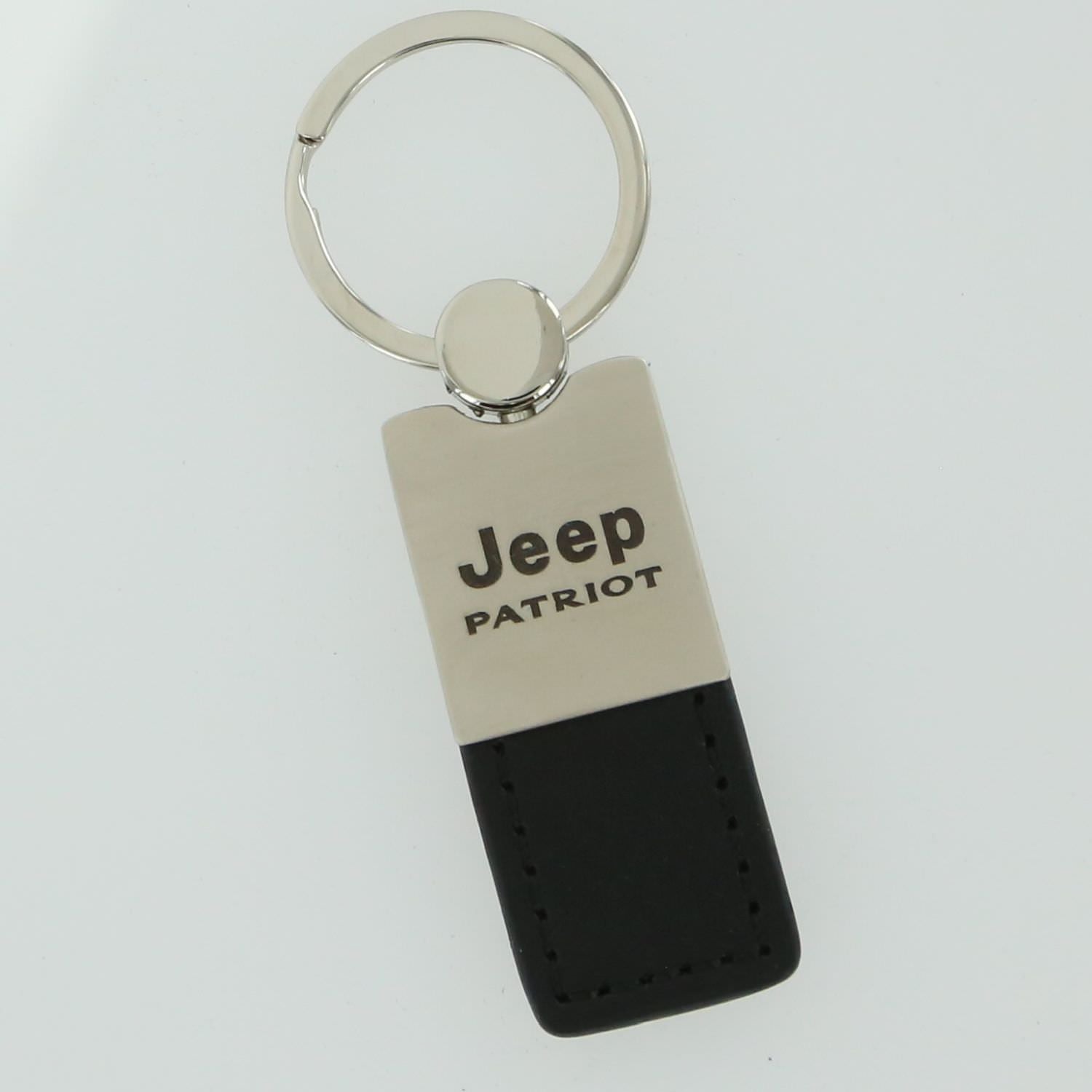 Jeep Patriot Leather Key Ring (Black) - Custom Werks