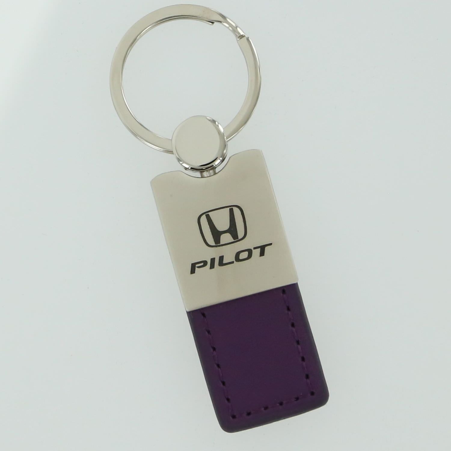 Honda Pilot Leather Key Ring (Purple) - Custom Werks