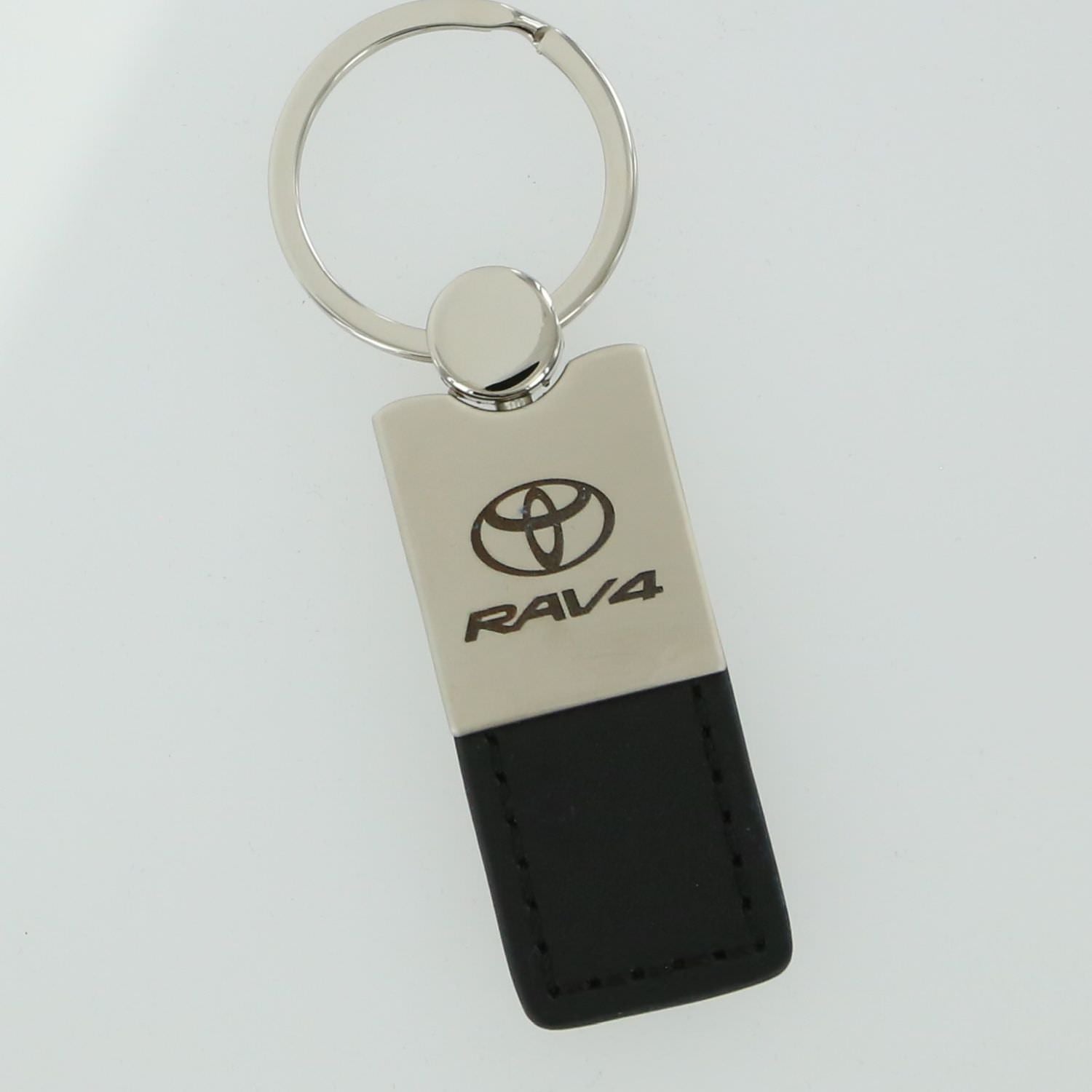 Toyota RAV4 Leather Key Ring (Black) - Custom Werks