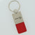 Dodge SRT Hellcat Logo Leather Key Ring (Red) - Custom Werks