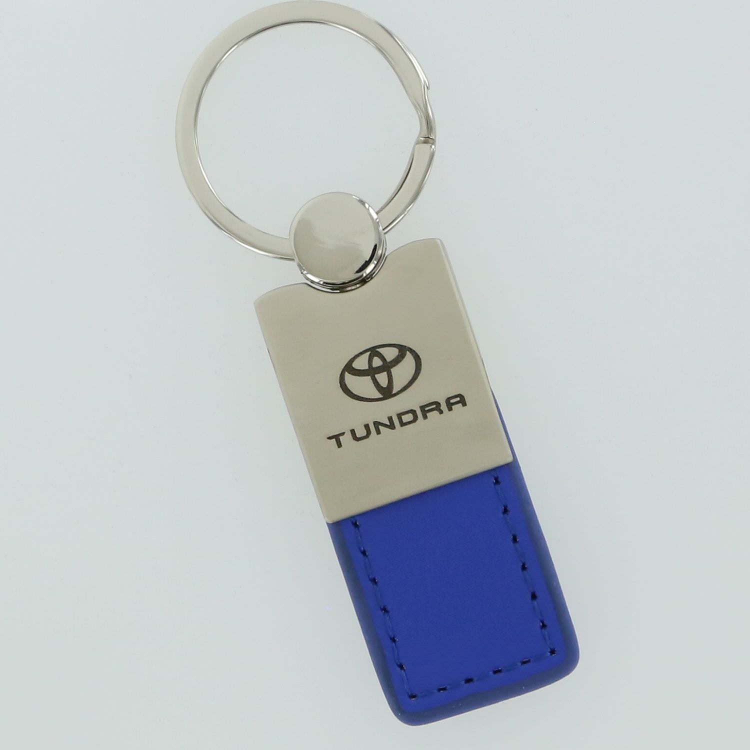 Toyota Tundra Leather Key Ring (Blue) - Custom Werks