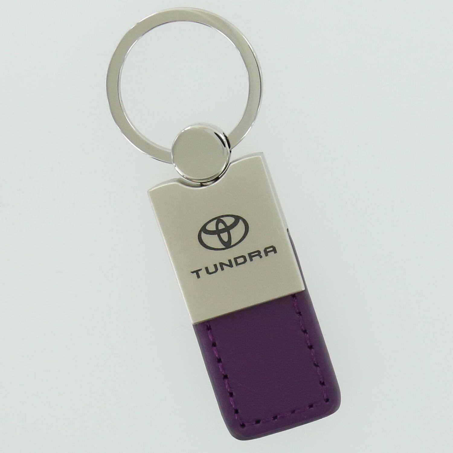 Toyota Tundra Leather Key Ring (Purple) - Custom Werks