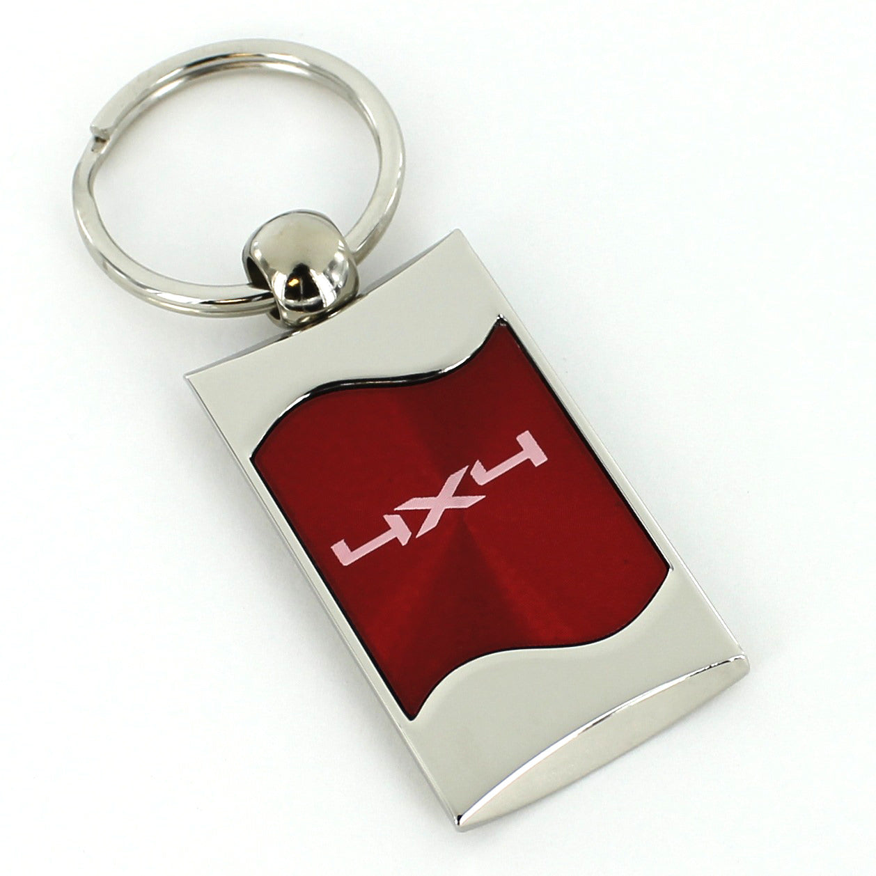 4X4 Spun Brushed Key Ring (Red) - Custom Werks