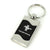 Ford Mustang TriBar Logo Key Ring (Black)