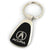 Acura Tear Drop Key Ring (Black)