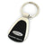 Ford Super Duty Tear Drop Key Ring (Black)