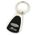 Ford Fiesta Tear Drop Key Ring (Black)