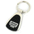 Jeep Grill LogoTear Drop Key Ring (Black)