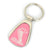 Ford Cobra Tear Drop Key Ring (Pink)