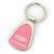 Ford Taurus Tear Drop Key Ring (Pink)