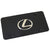 Lexus Logo License Plate (Chrome on Black) - Custom Werks
