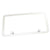Thin Rim Solid License Plate Frame With 2 Hole (Chrome) - Custom Werks