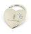 Lincoln Navigator Heart Shape Keychain (Chrome) - Custom Werks
