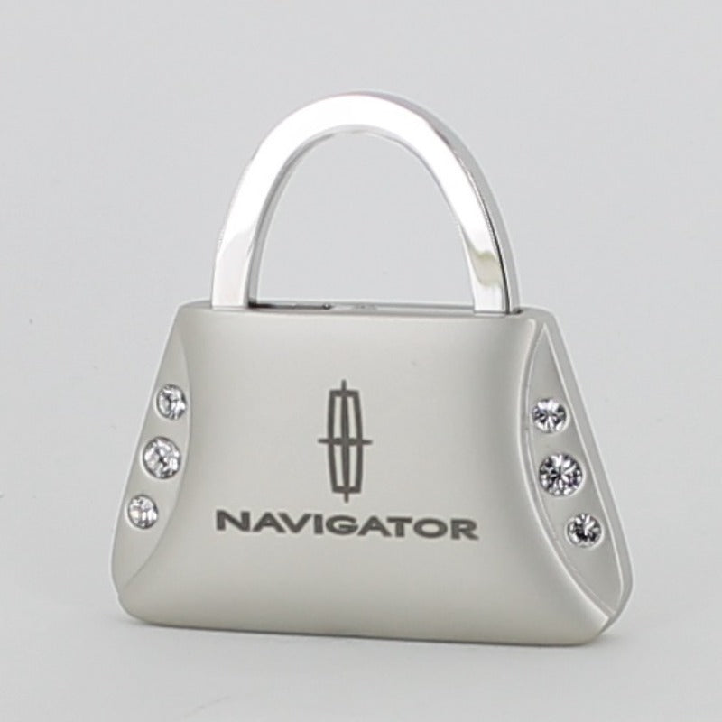Lincoln Navigator Purse Shape Keychain (Chrome) - Custom Werks