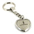 Lincoln Navigator Heart Shape Chain Keychain (Chrome) - Custom Werks