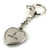 Lincoln MKX Heart Shape Chain Keychain (Chrome) - Custom Werks