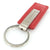 Lincoln Town Car Rectangular Leather Key Chain (Red) - Custom Werks