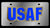 Military U.S. Airforce License Plate