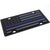 American Flag License Plate with Blue Line (Carbon Black)