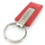Nissan Versa Rectangular Leather Key Chain (Red) - Custom Werks