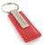 Nissan Juke Rectangularleather Key Chain (Red) - Custom Werks