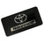 Toyota 4Runner Dual Logo License Plate (Chrome on Black) - Custom Werks