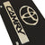 Toyota Dual Logo Camry License Plate (Chrome on Black) - Custom Werks