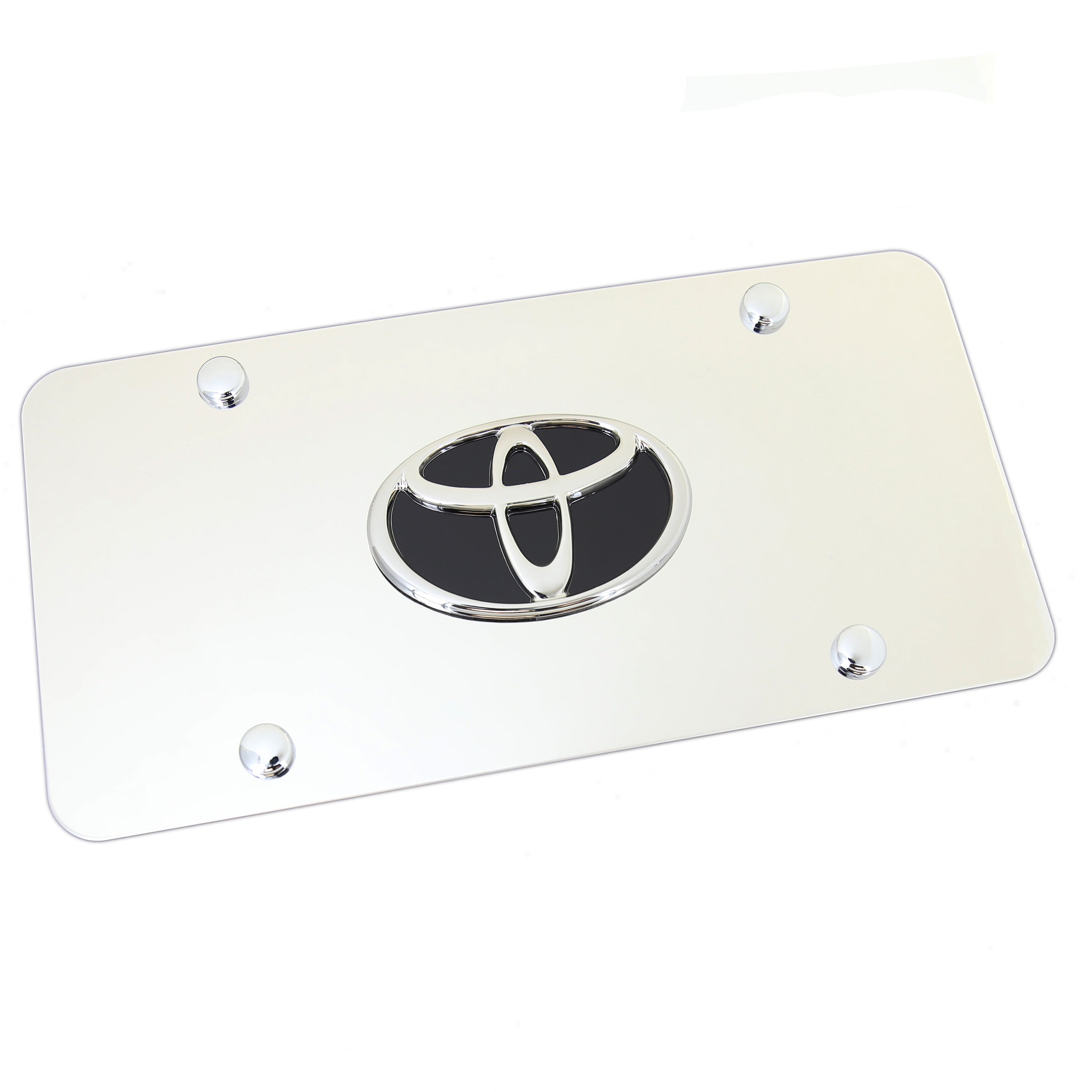 Toyota Logo License Plate (Black) - Custom Werks
