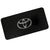 Toyota Logo License Plate (Chrome on Black) - Custom Werks